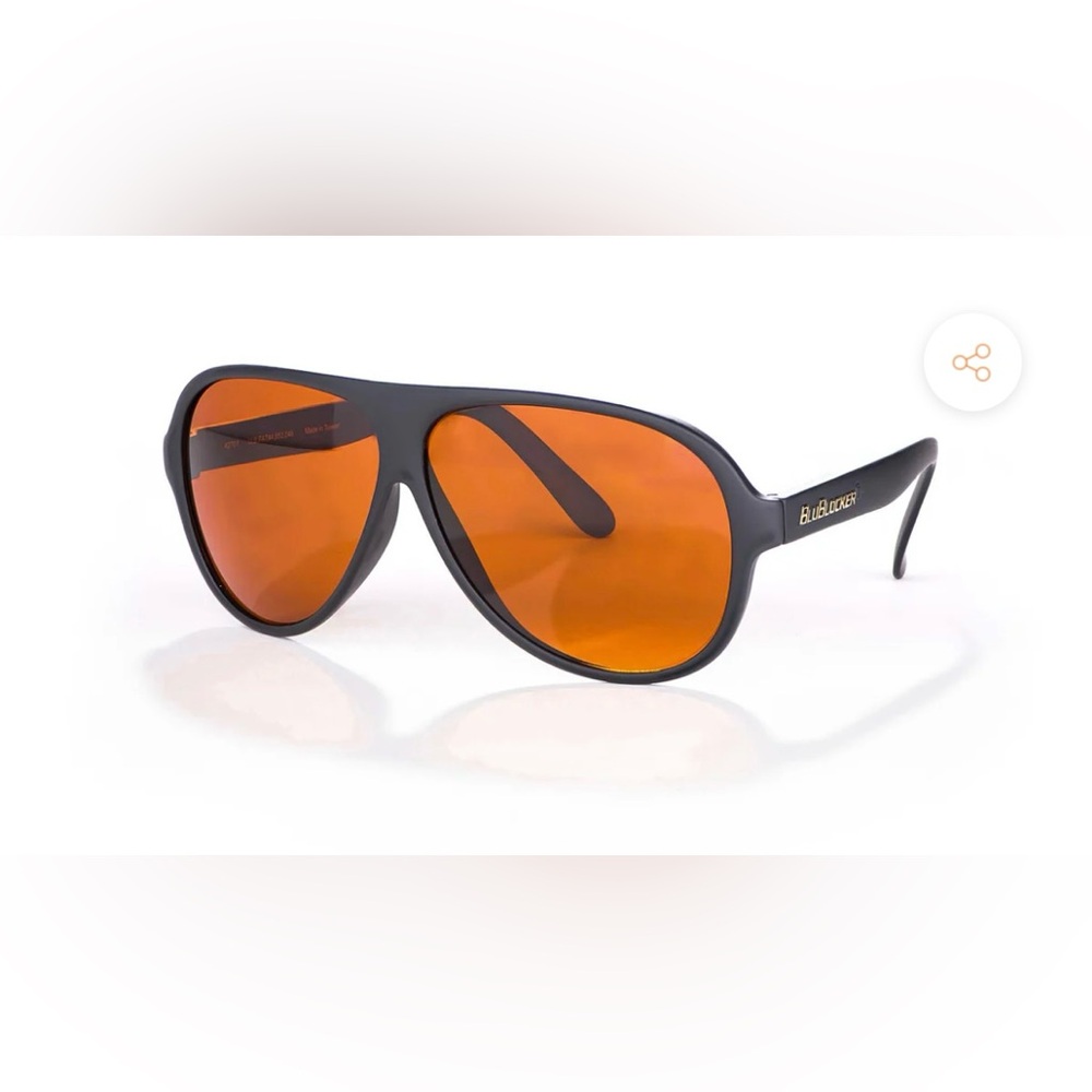 Orange and Black Sunglasses